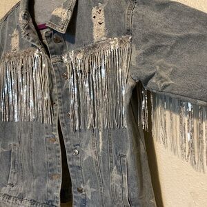 Stars & Shimmer Jean Jacket